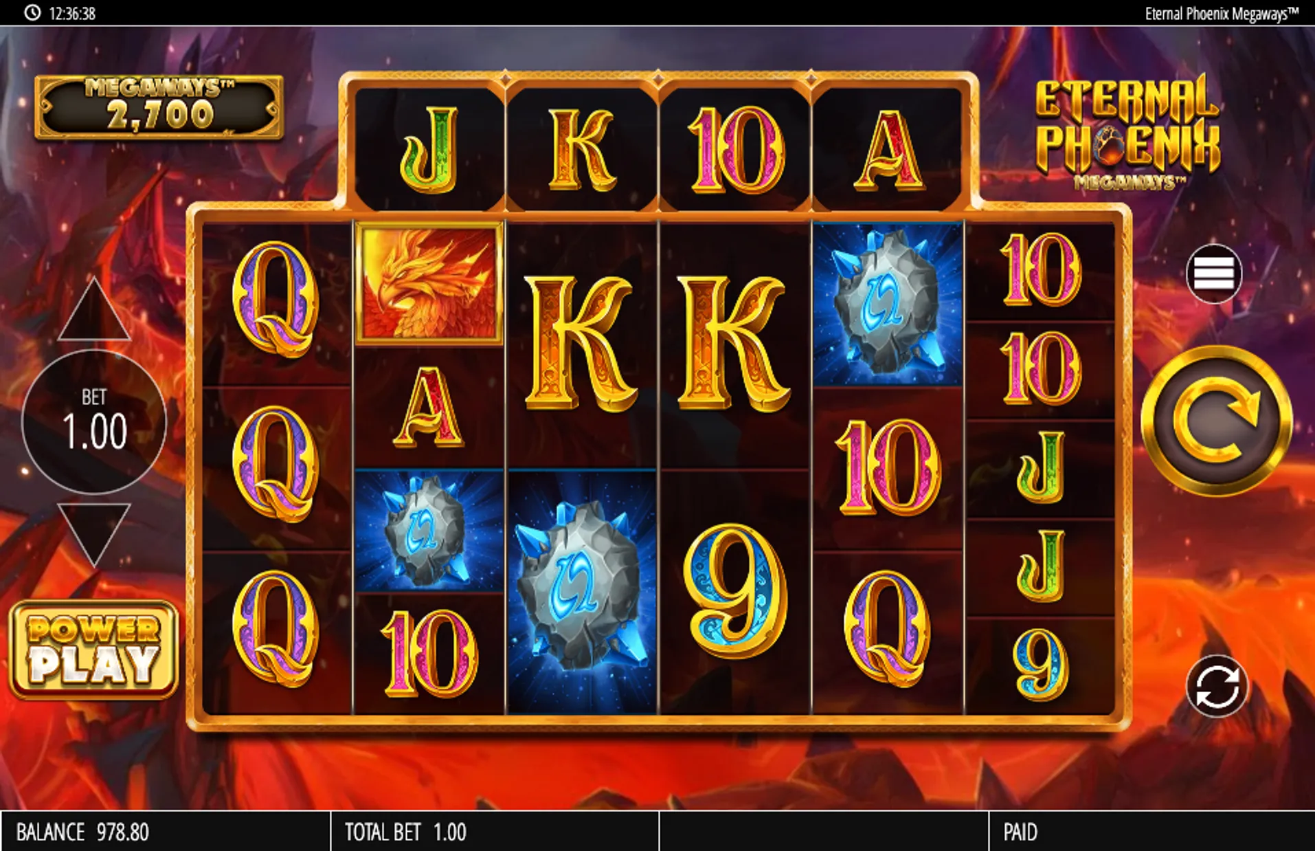 Eternal Phoenix Megaways Slot Testing