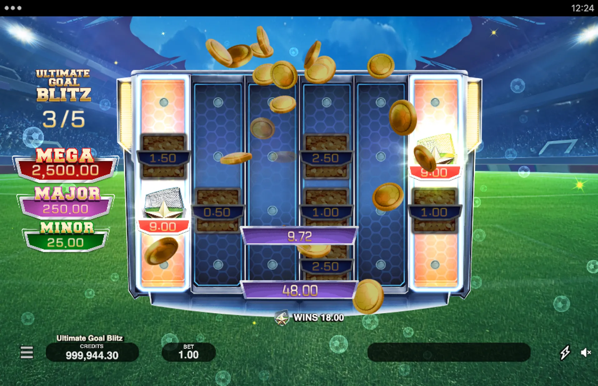 Ultimate Goal Blitz Slot Free Spins