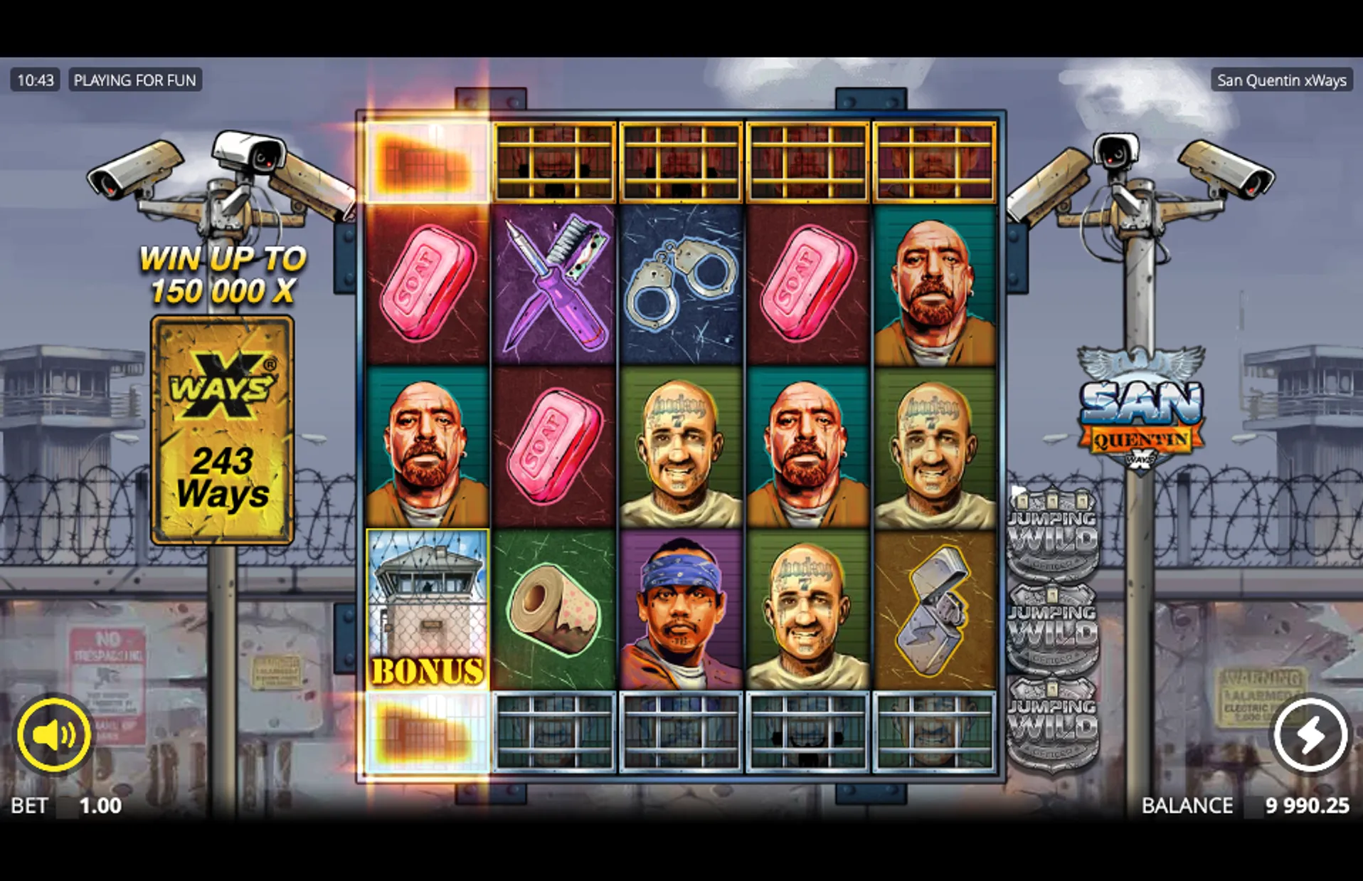 San Quentin Slot Bonus Symbol