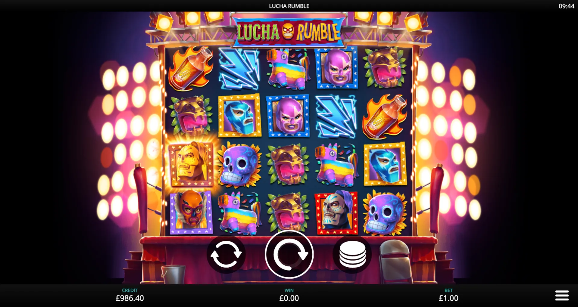 Lucha Rumble Slot Graphics
