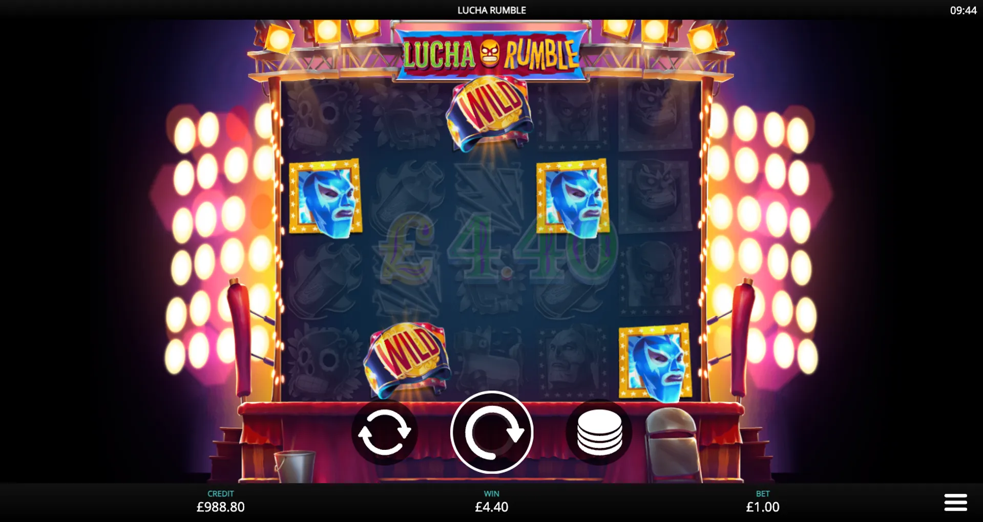 Lucha Rumble Slot Wild Symbols