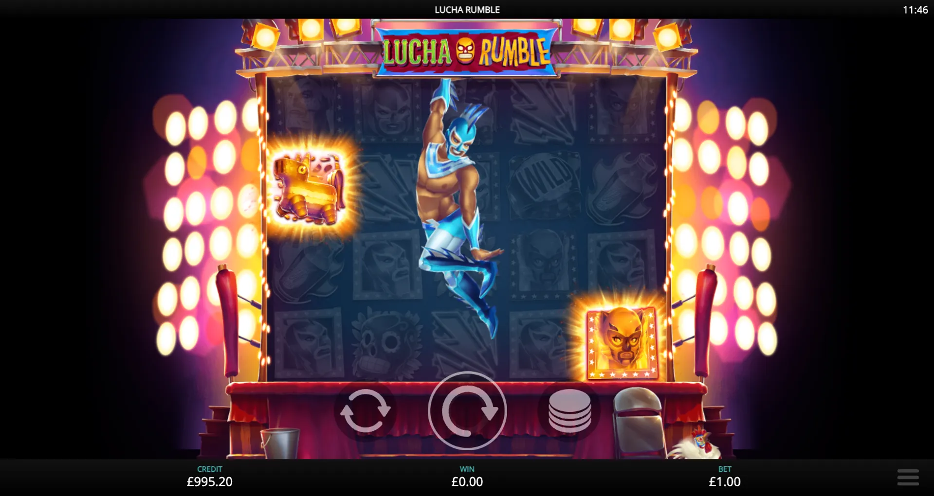Lucha Rumble Slot Prize Feature