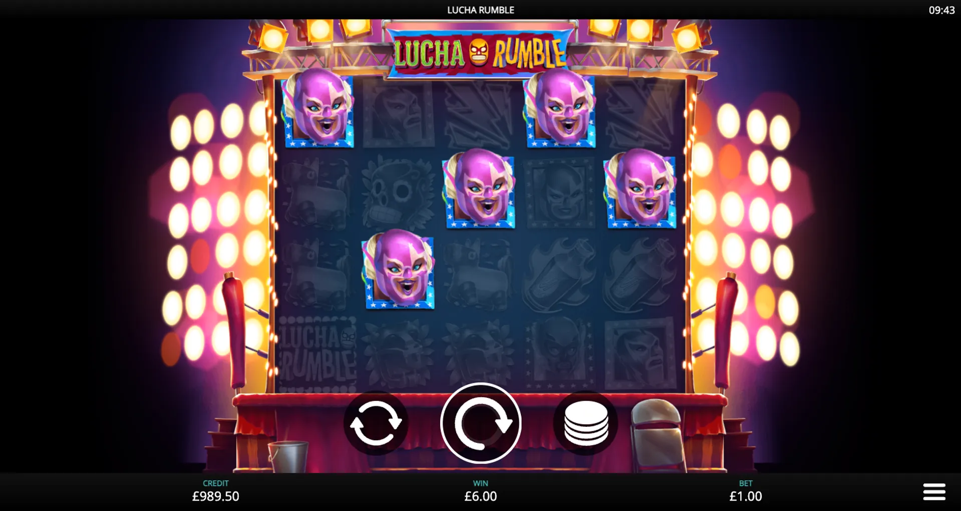 Lucha Rumble Slot Testing