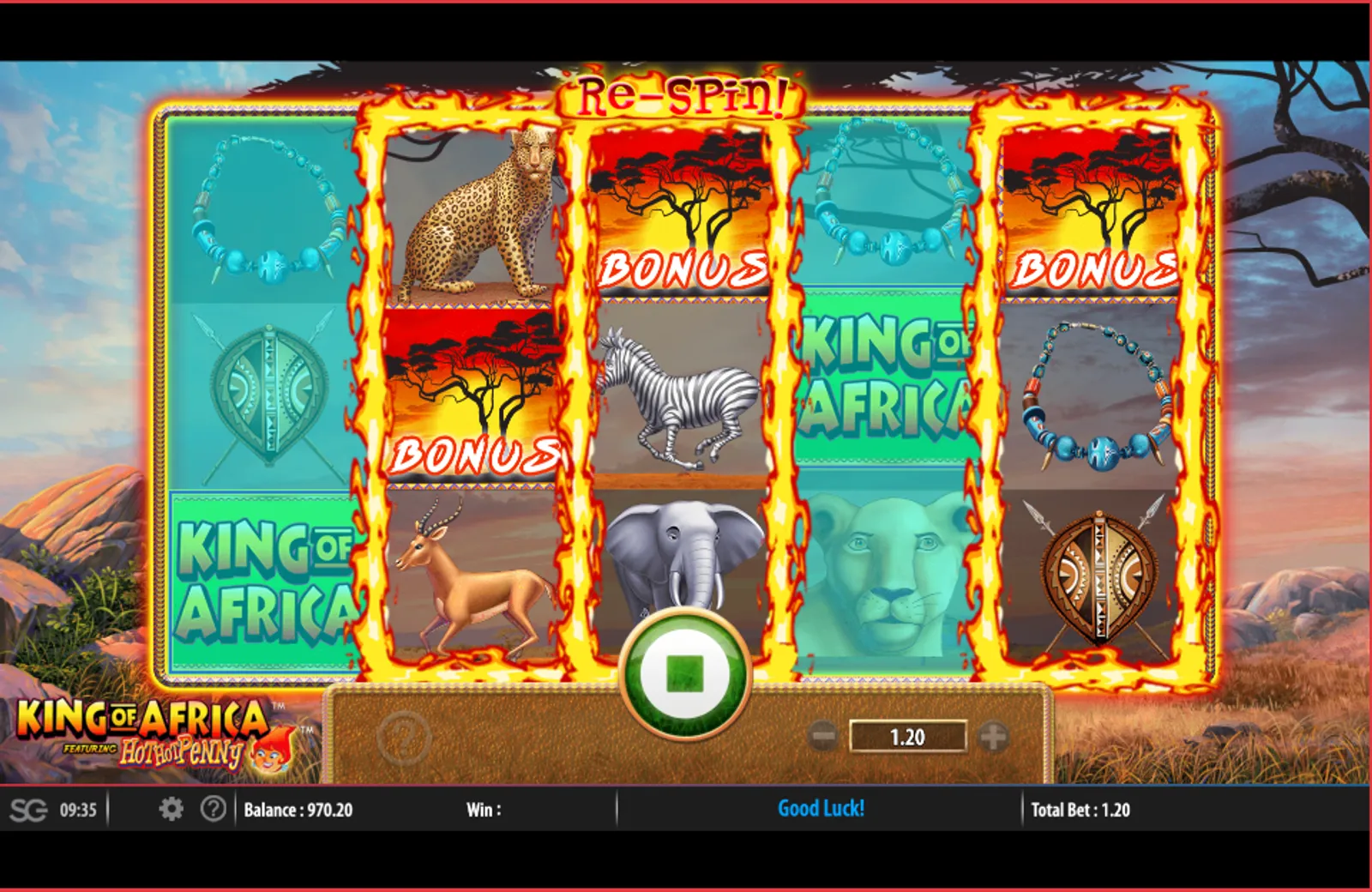 King of Africa slot hot hot penny