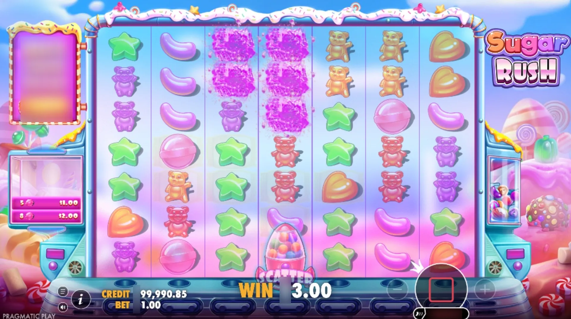 SugarRush Slot Graphics