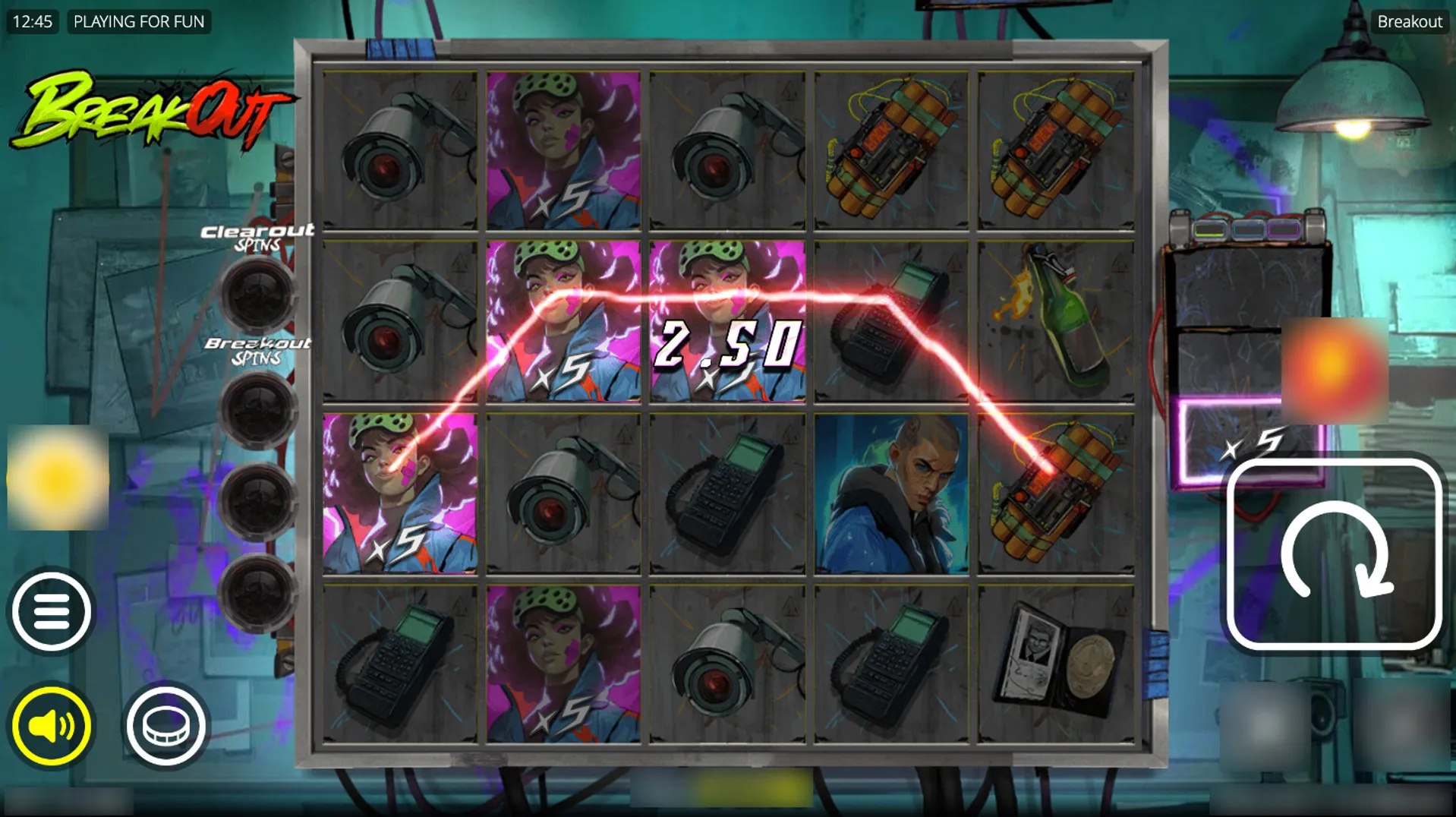 Breakout Slot Graphics
