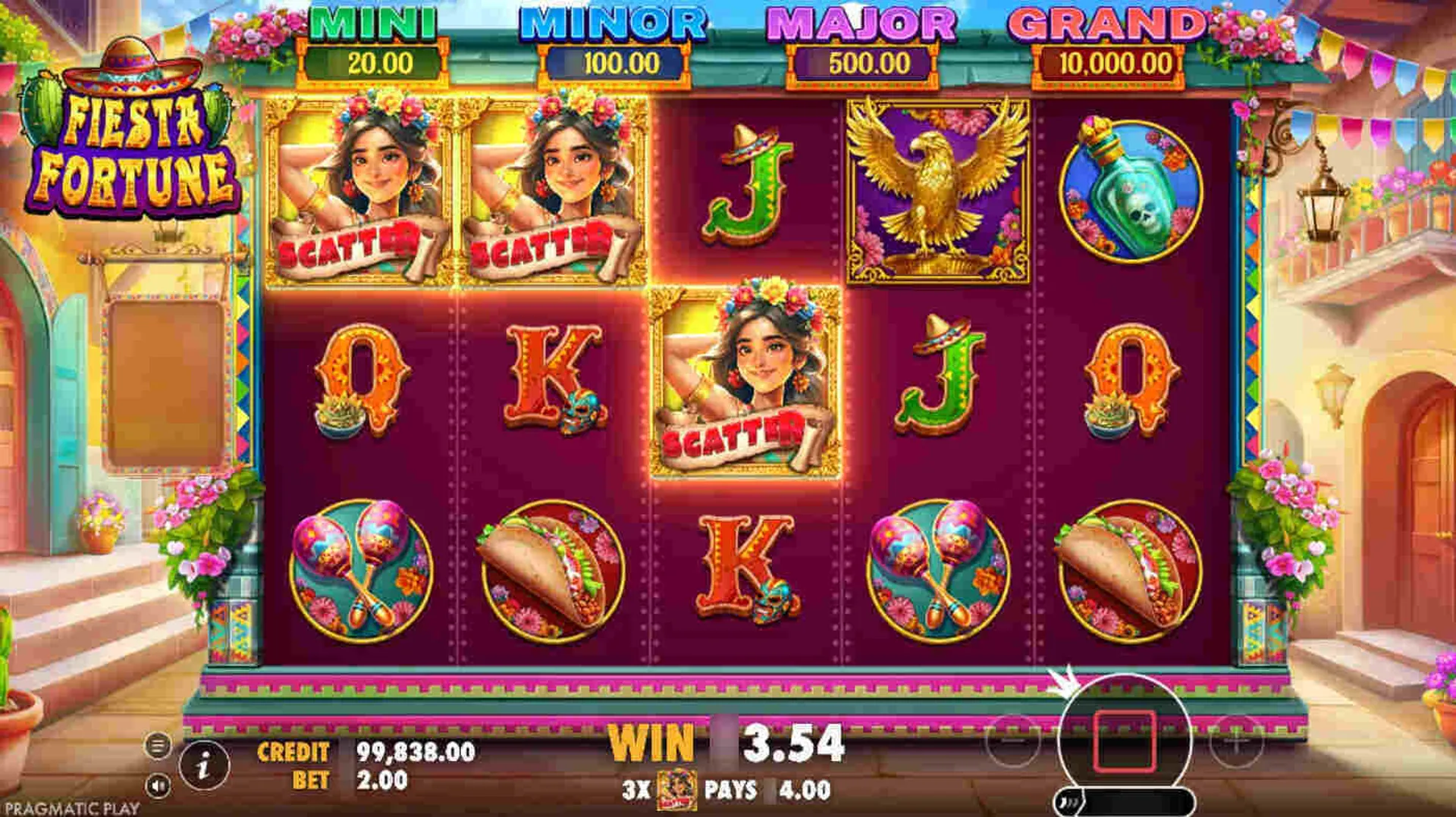 Fiesta Fortune Free Spin bonus