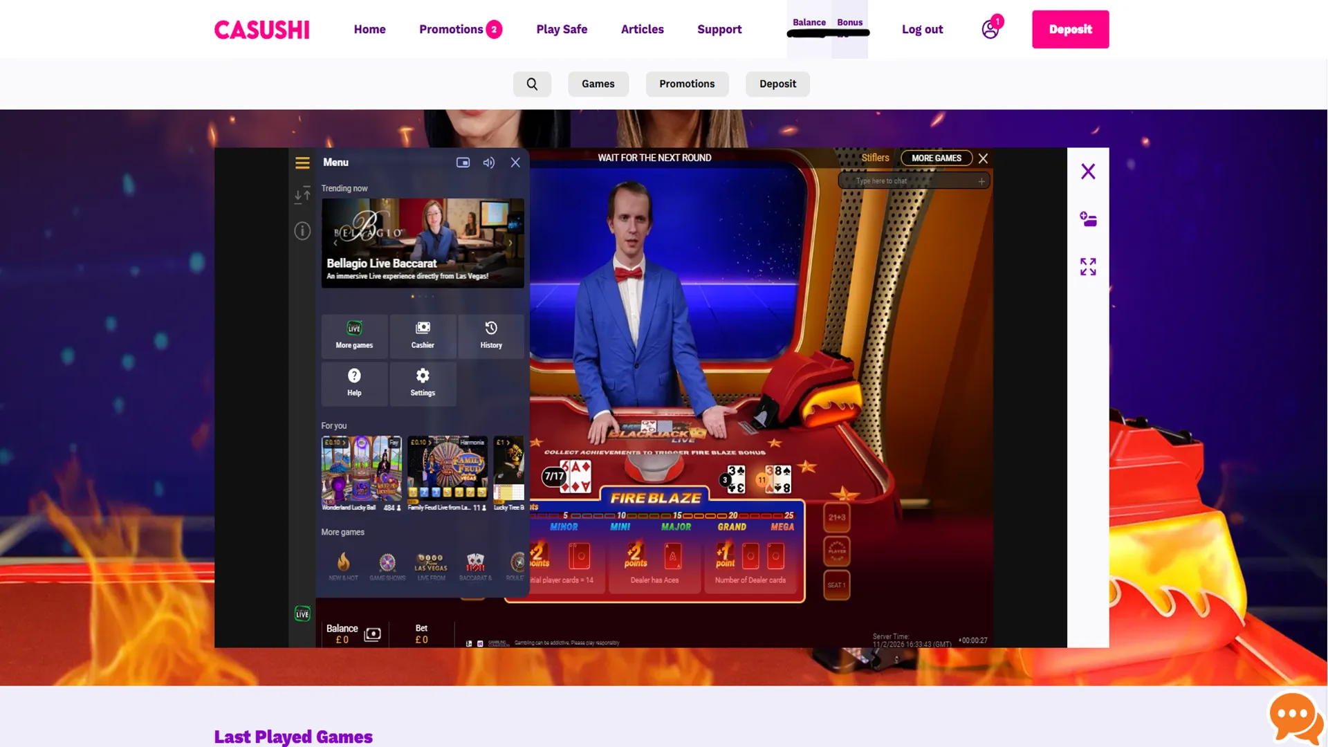 Desktop site on Casushi