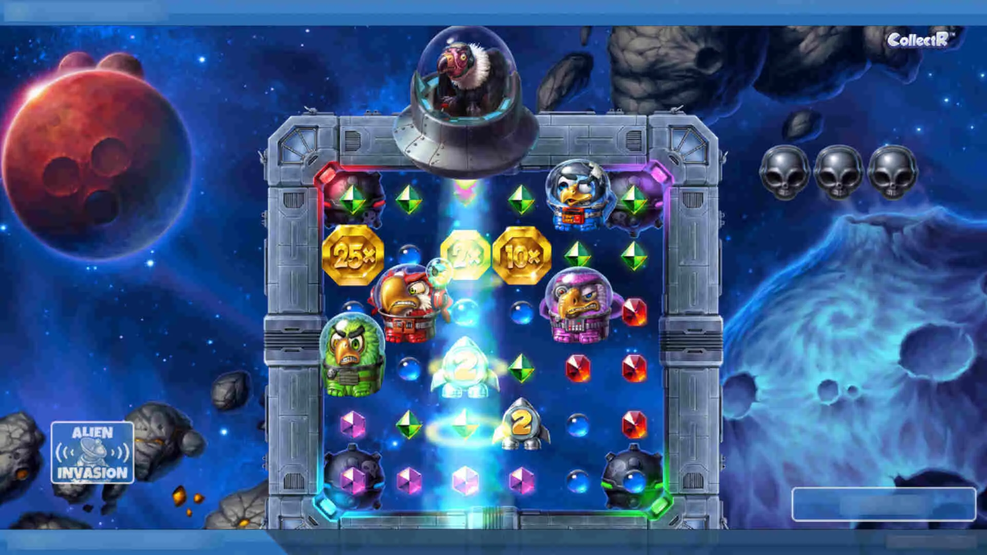 Pirots 4 game mode one: Lost in Space