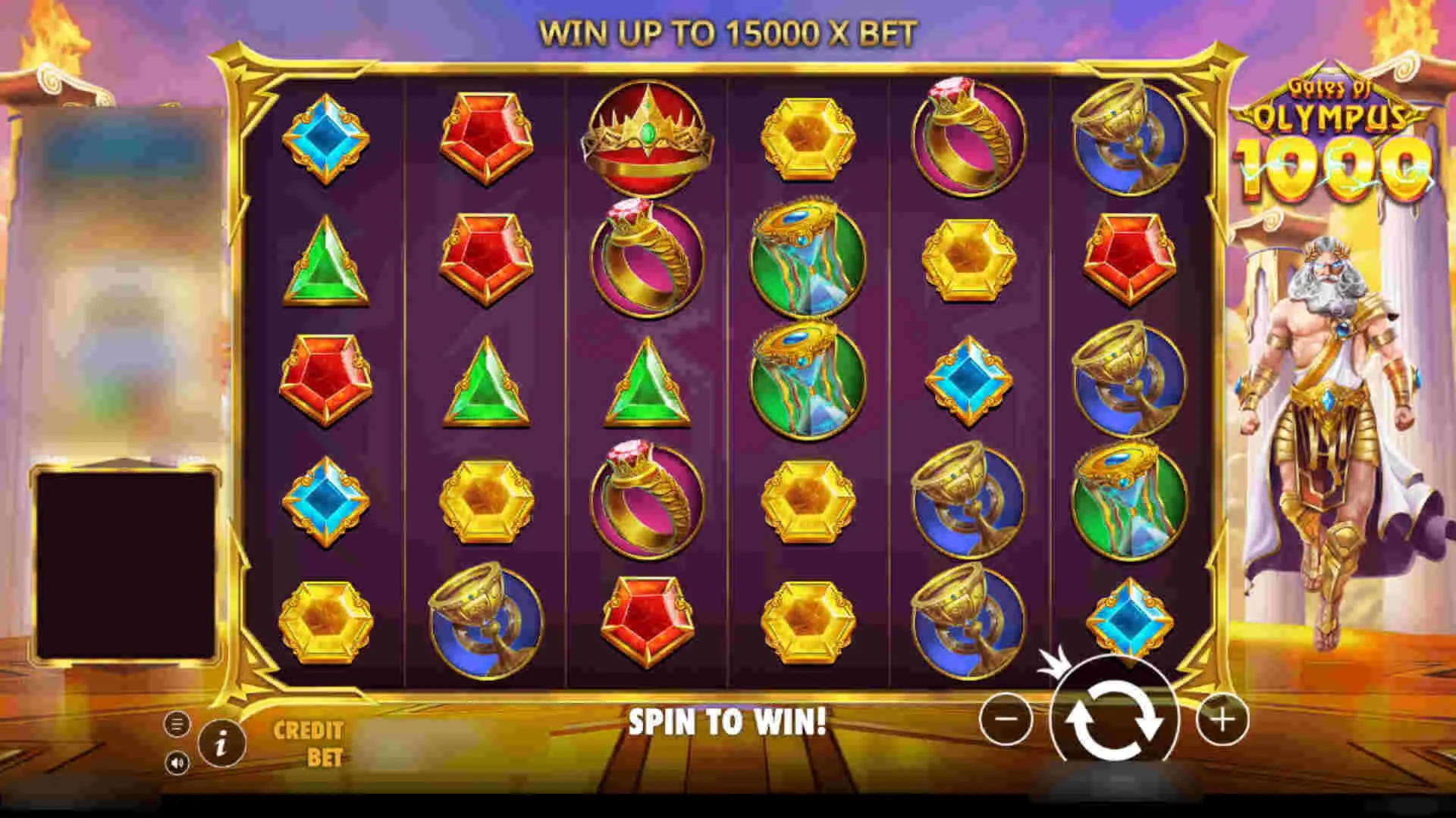 Gates of Olympus 1000 gameplay