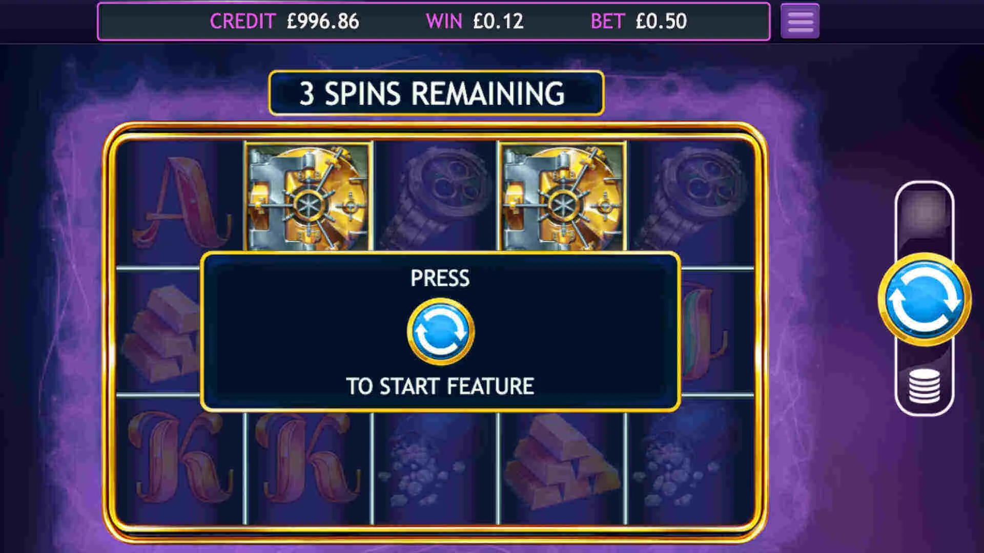 Theme and story of the Hold the Safe Slot