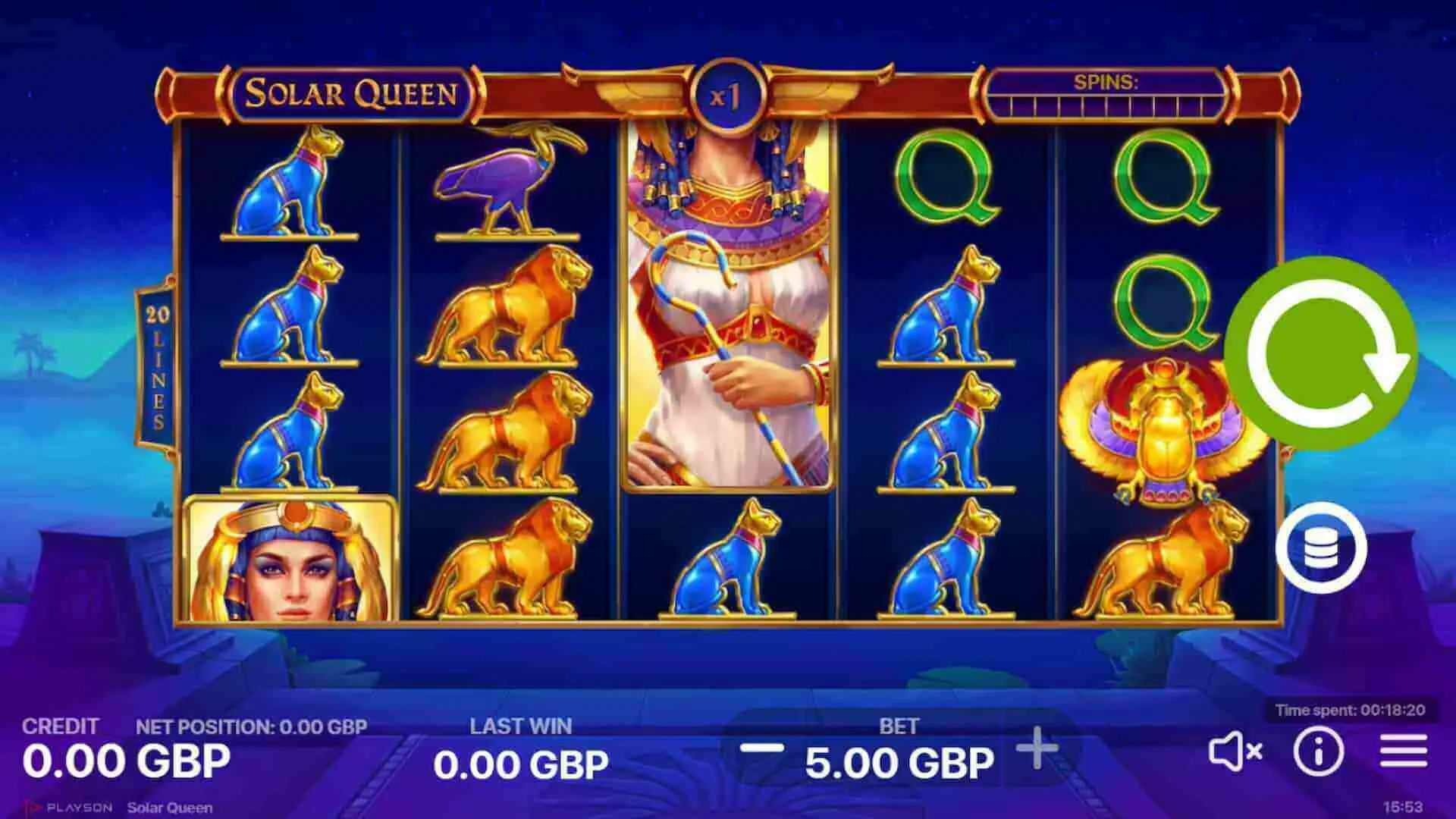 Solar Queen gameplay