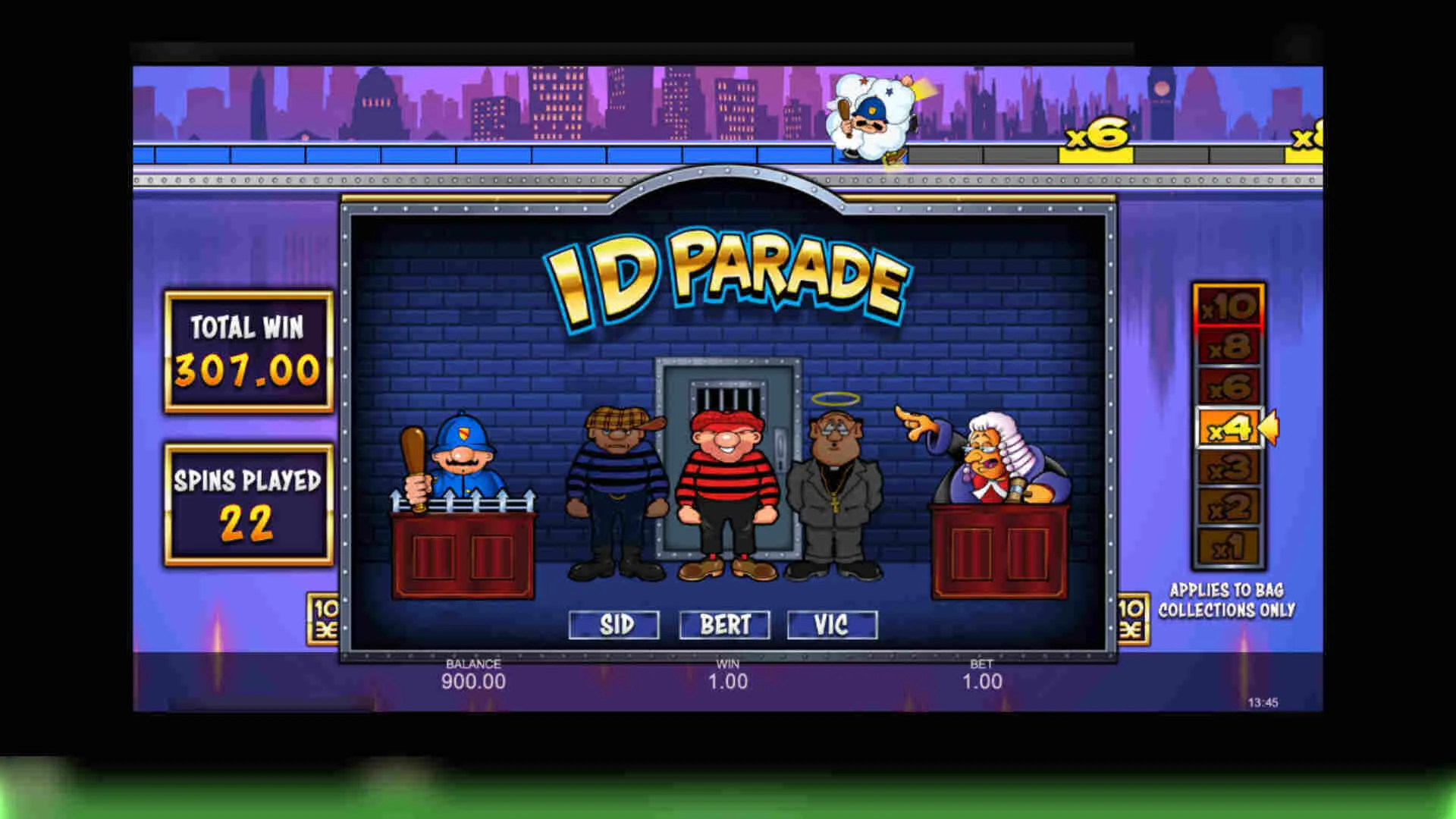 Cops 'n' Robbers Big Money ID Parade