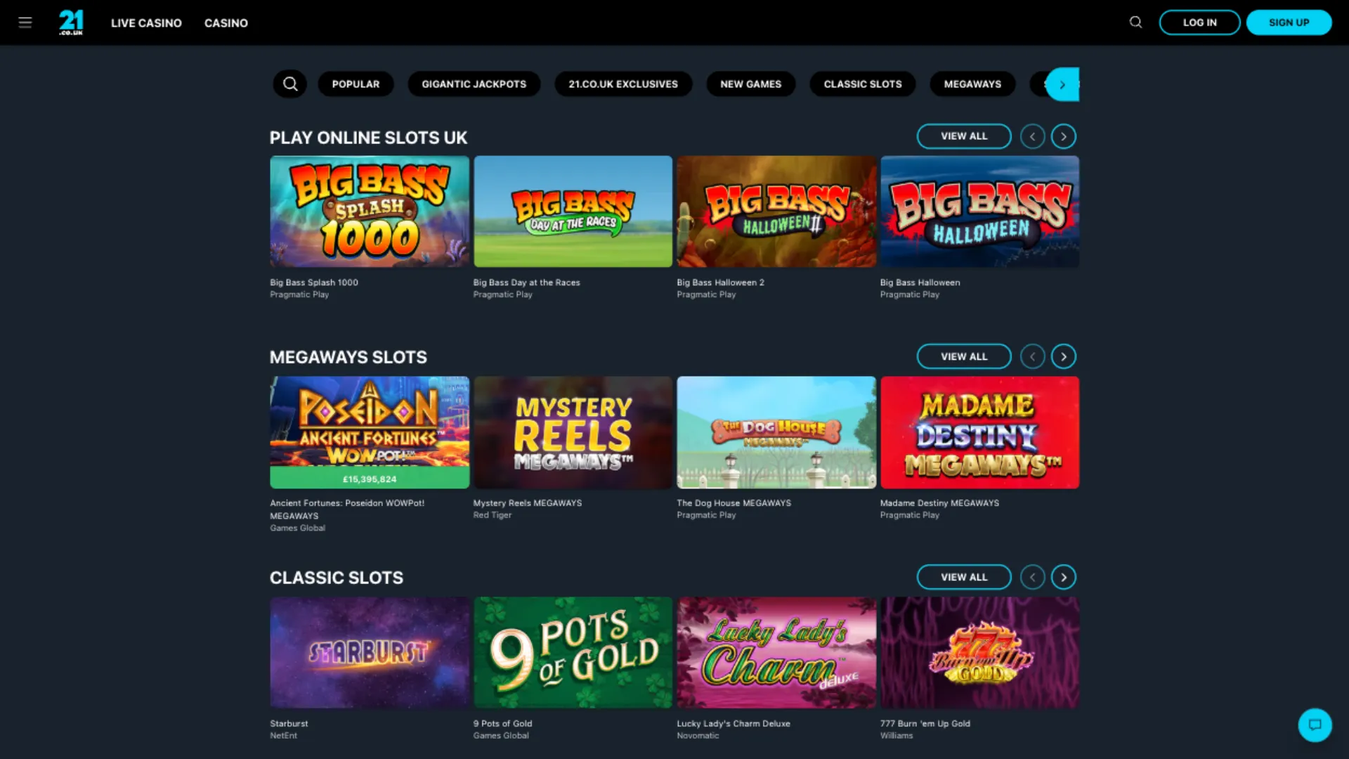21.co.uk Casino Online Slots