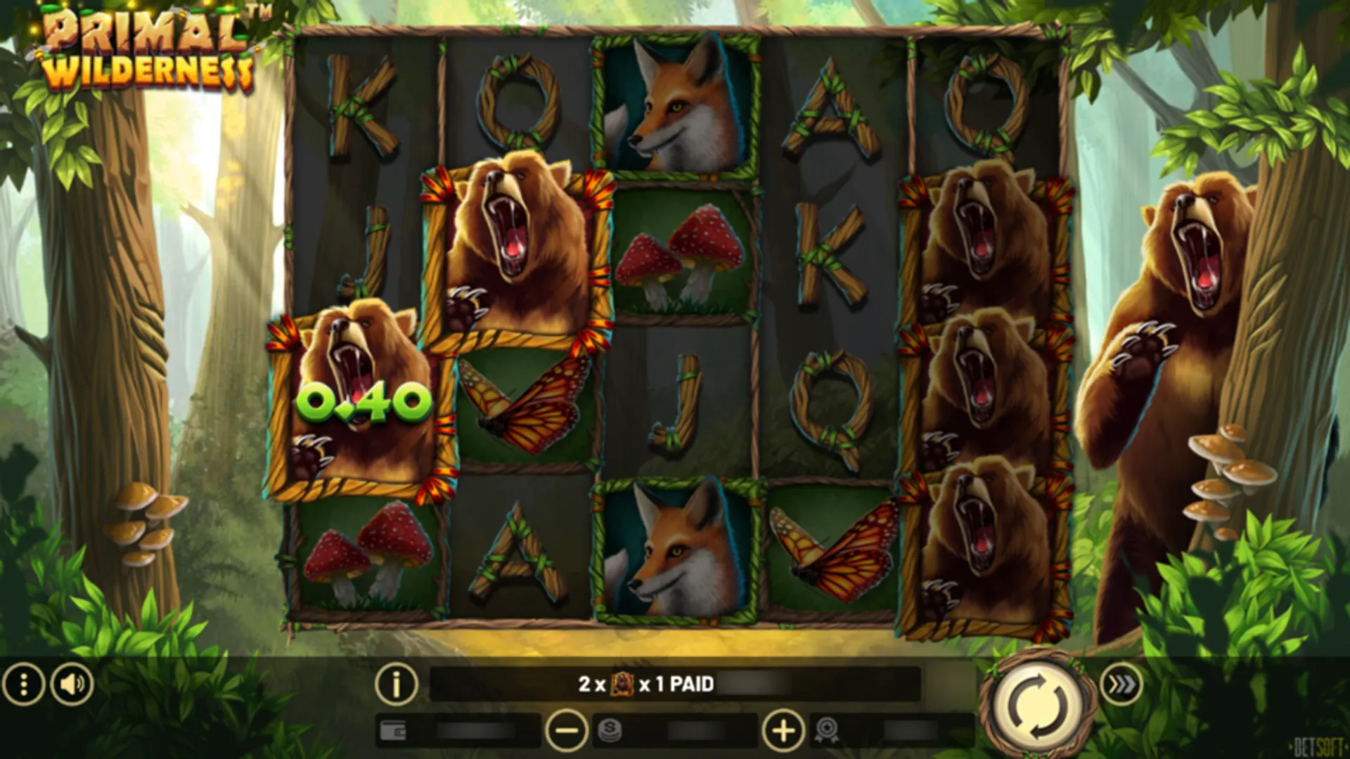 Primal Wilderness Slot Graphics