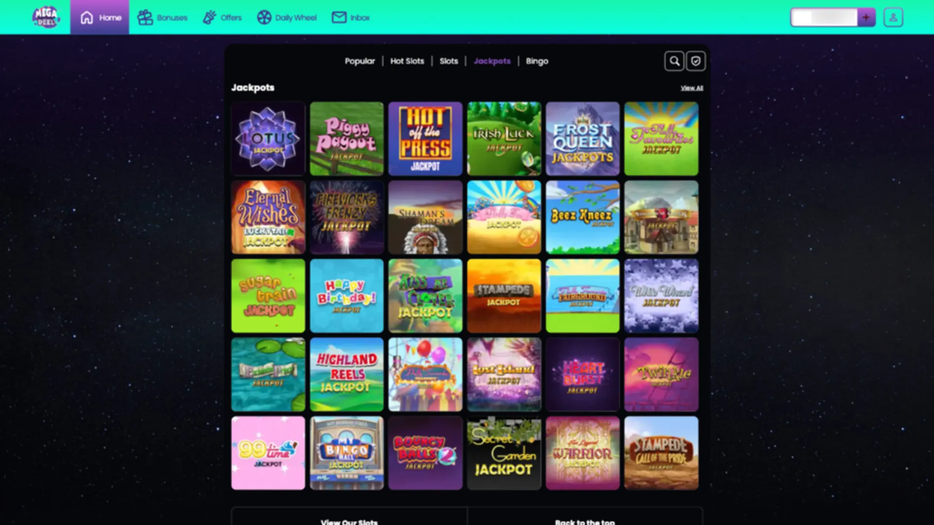Mega Reel Casino Slots