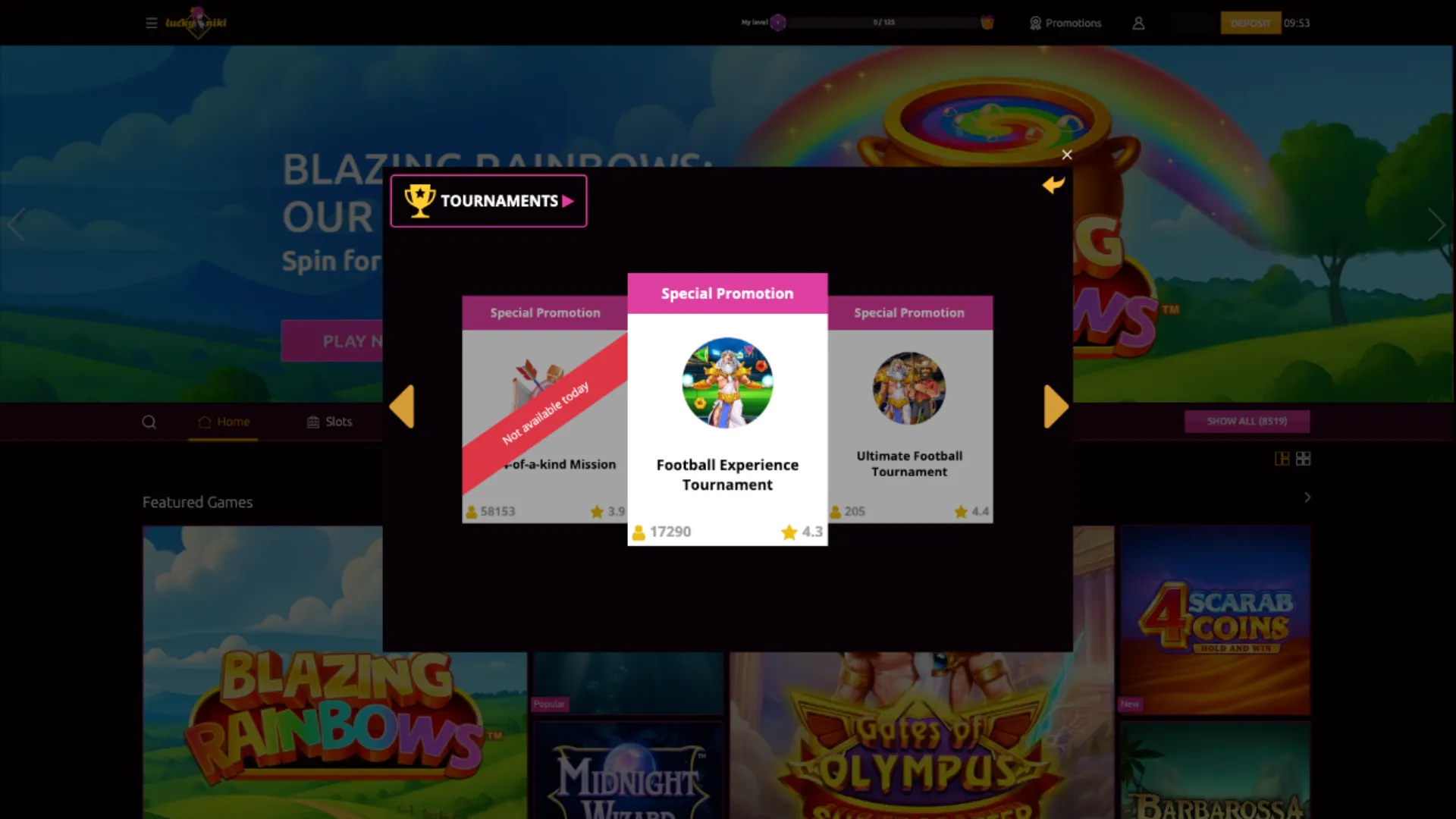 LuckyNiki Casino Promotions