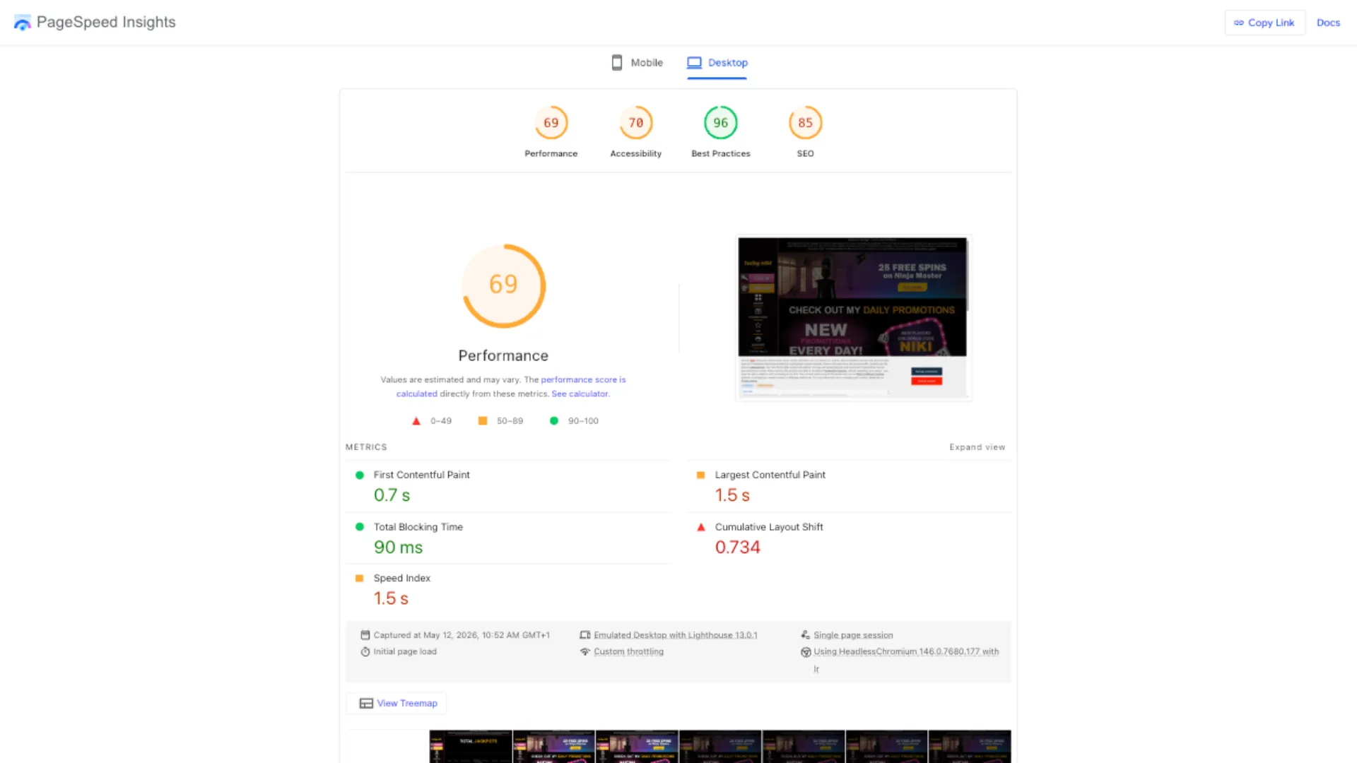 LuckyNiki Casino Mobile