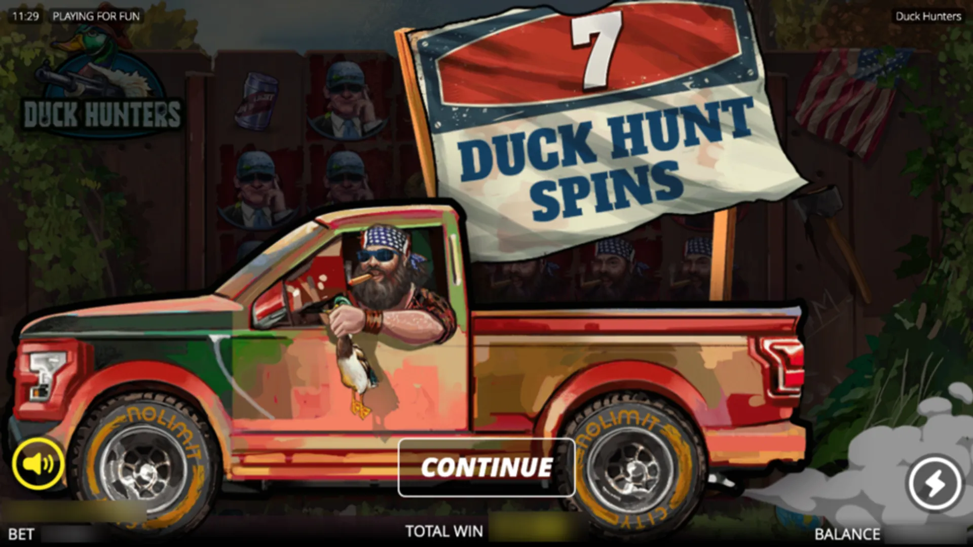 Duck Hunters Slot Graphics