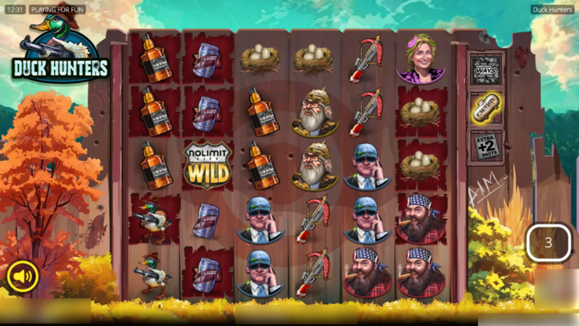 Duck Hunters Slot Testing