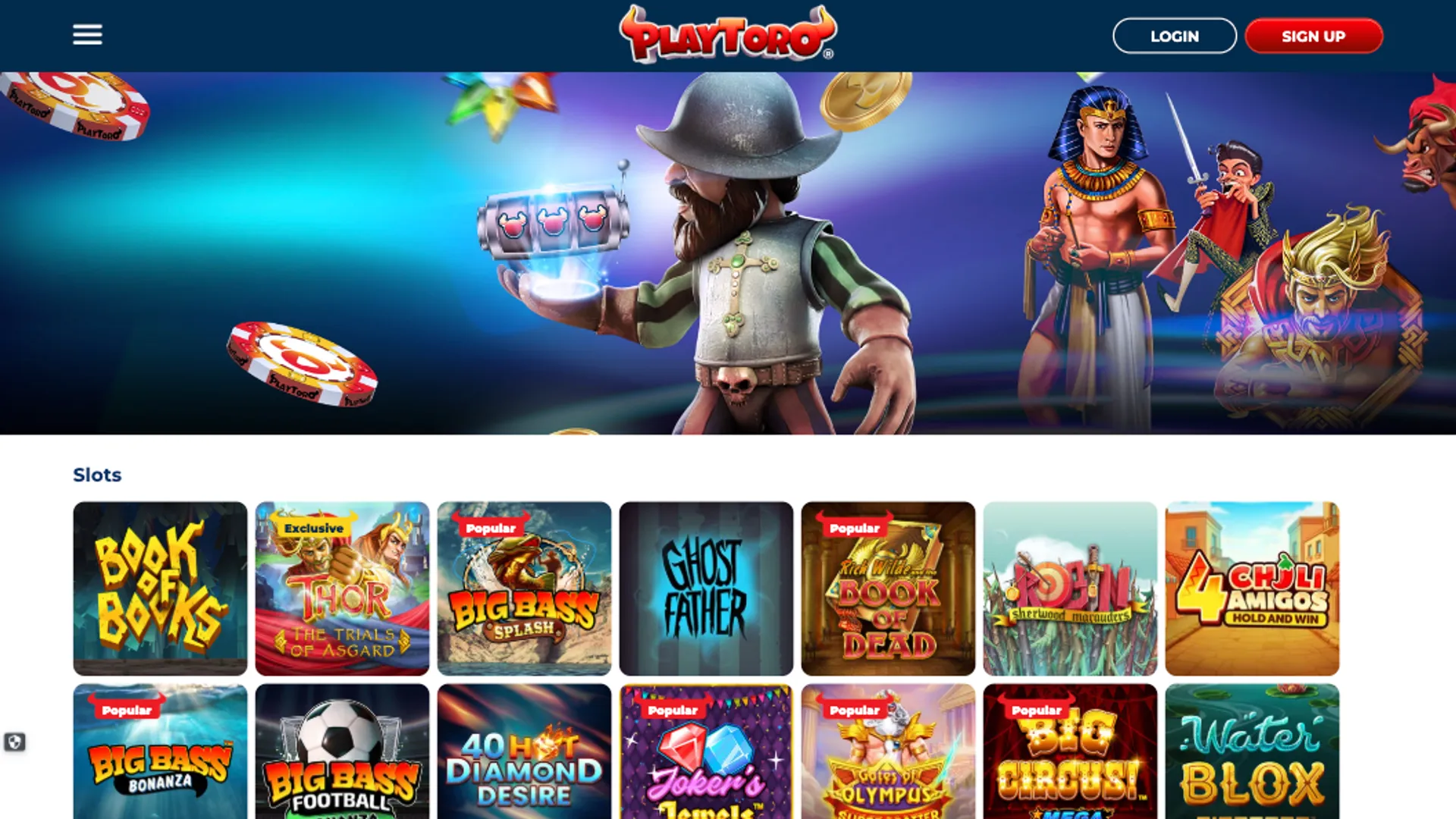 PlayToro Casino Online Slots