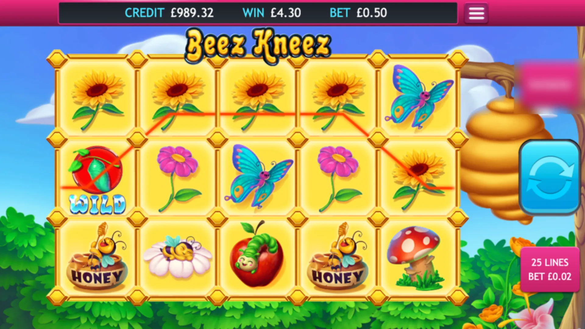 Beez Kneez Slot Theme