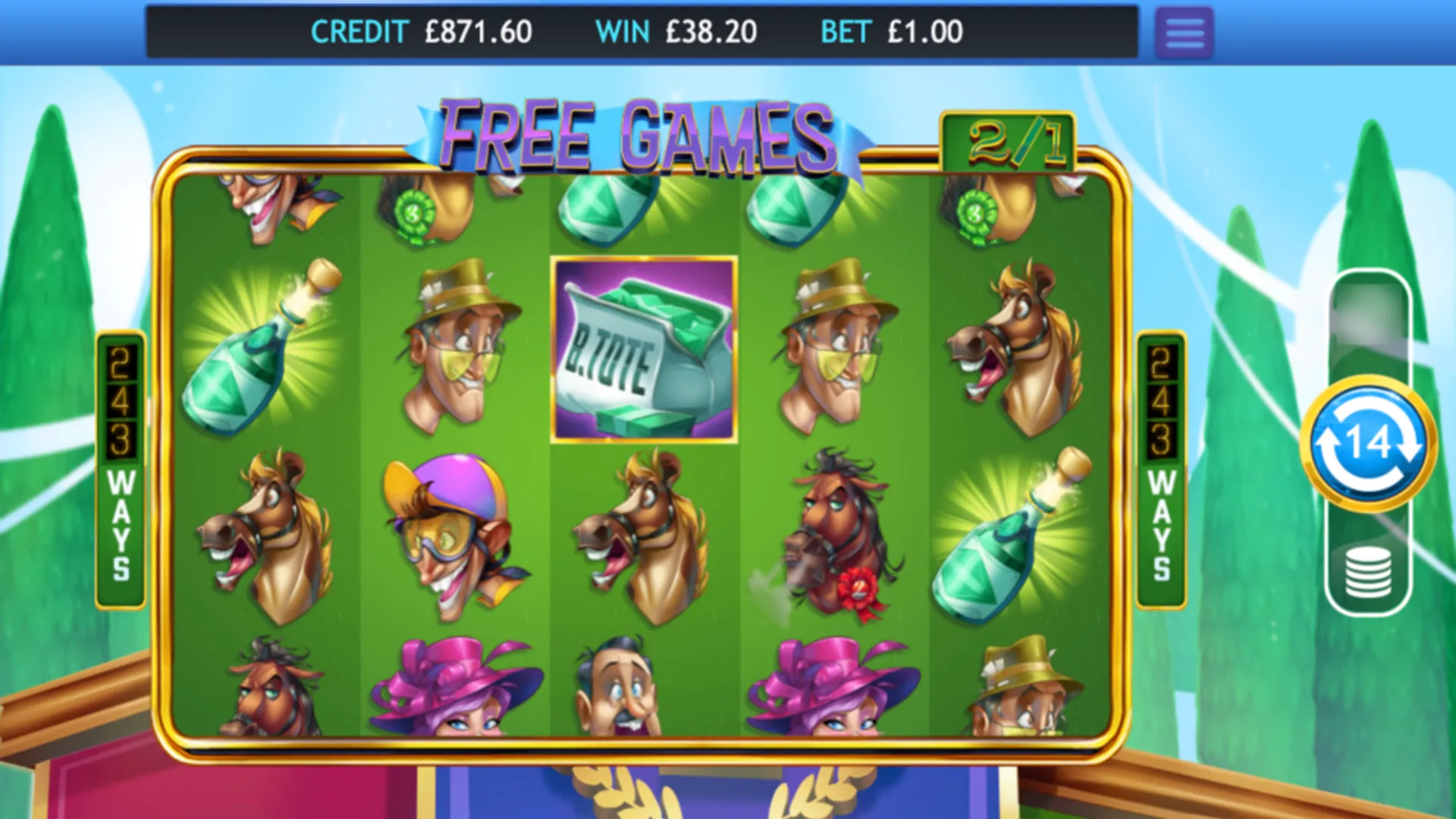 Past the Post Slot Theme