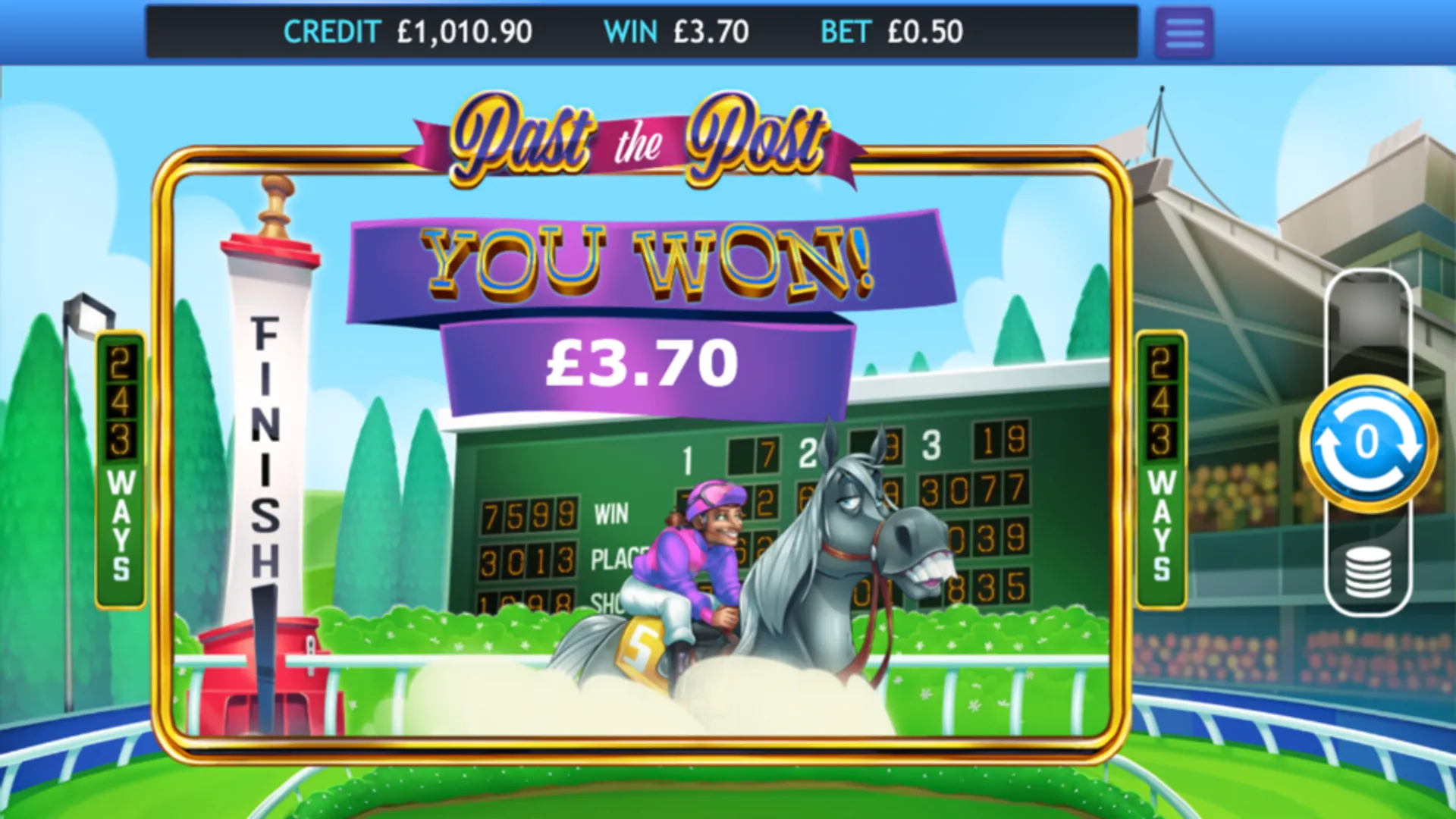 Past the Post Slot Testing 2