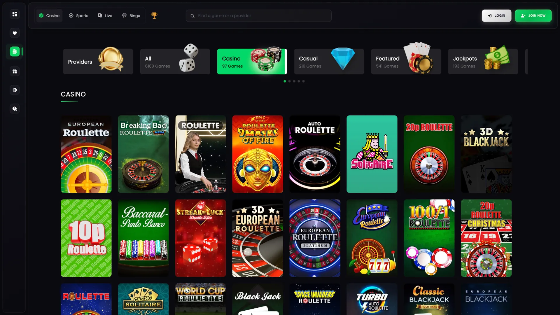The Online Casino Table Games