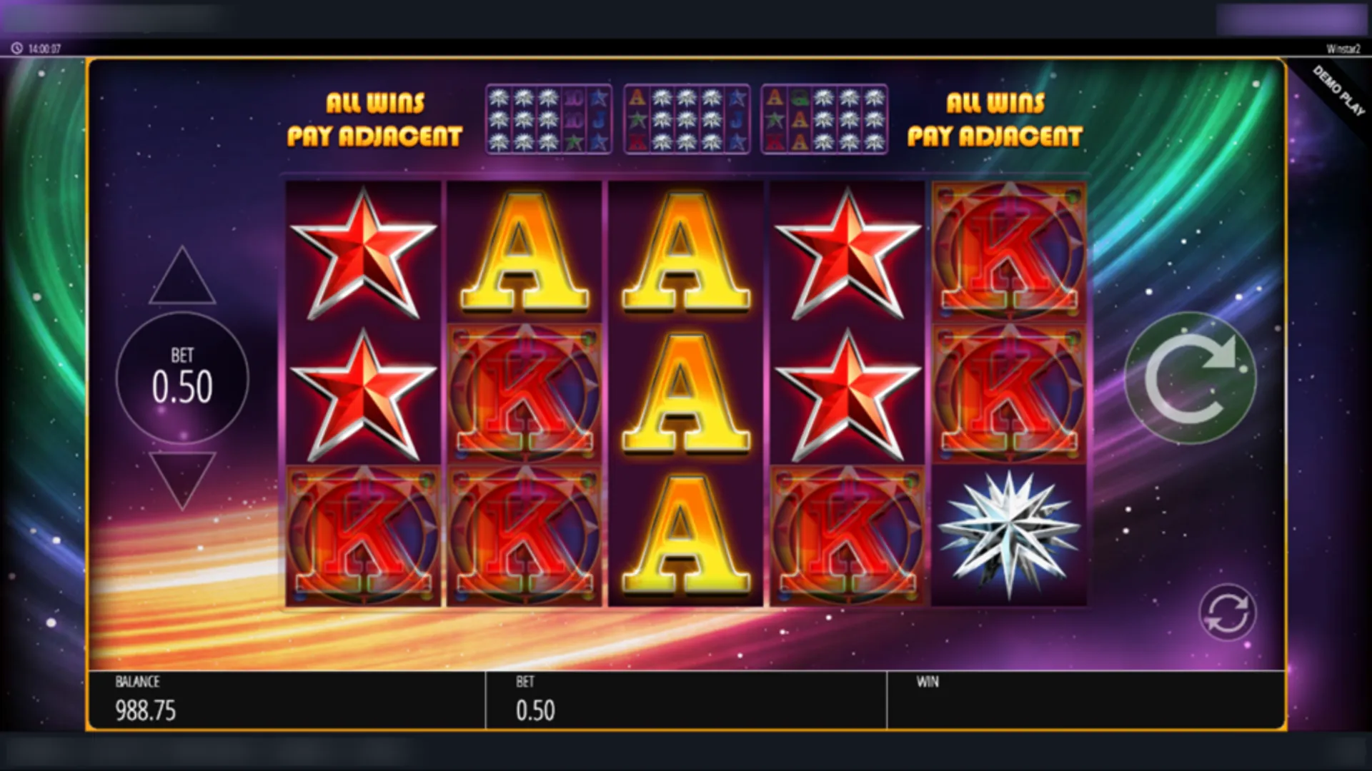 Winstar Slot Mistery Symbols