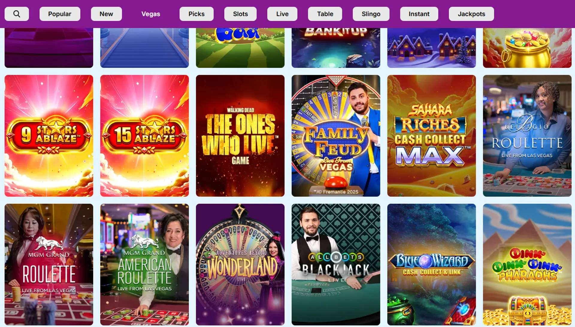 Fruitkings Casino Live Casino Games
