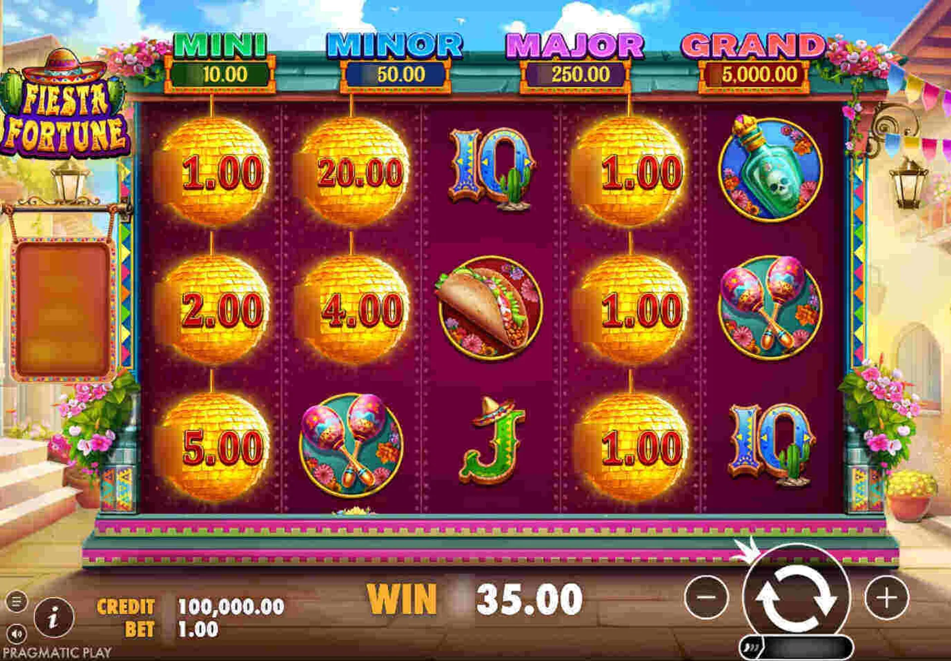 Testing the Fiesta Fortune slot