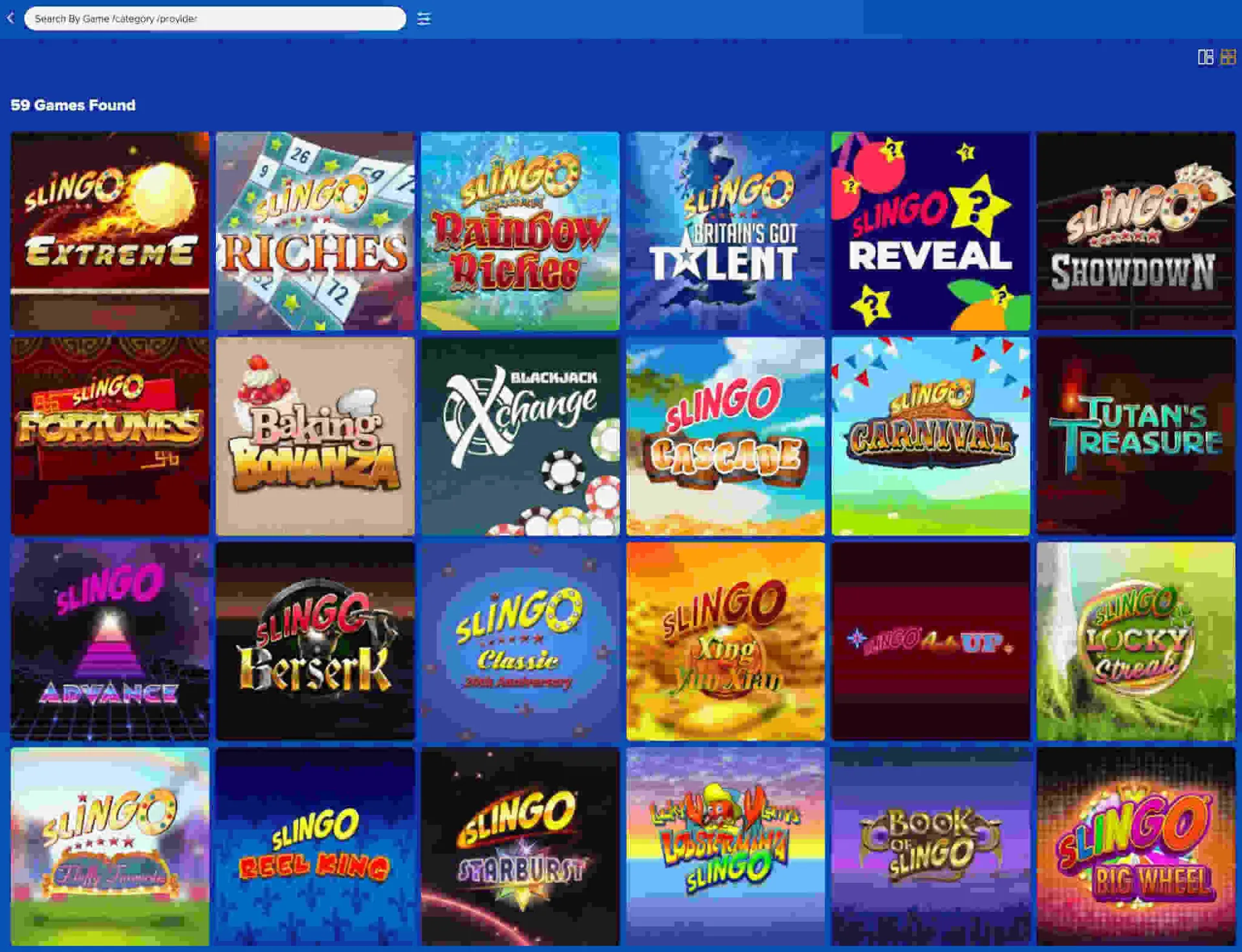 Ahti Games Casino exclusive games and Slingo