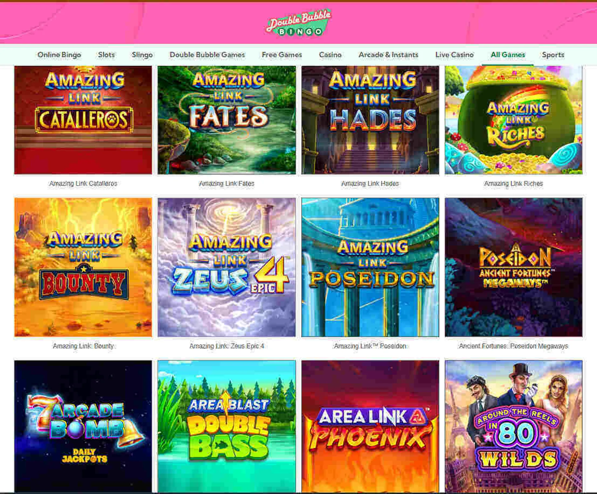 Double Bubble Bingo Casino online slots