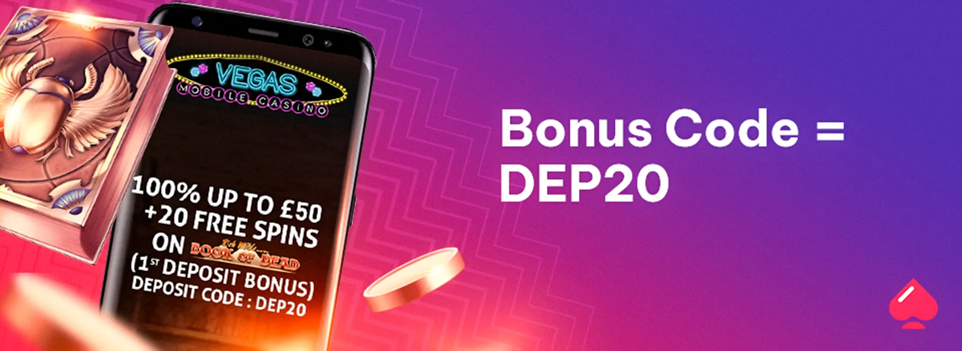 Image showing the vegas mobile casino promo code
