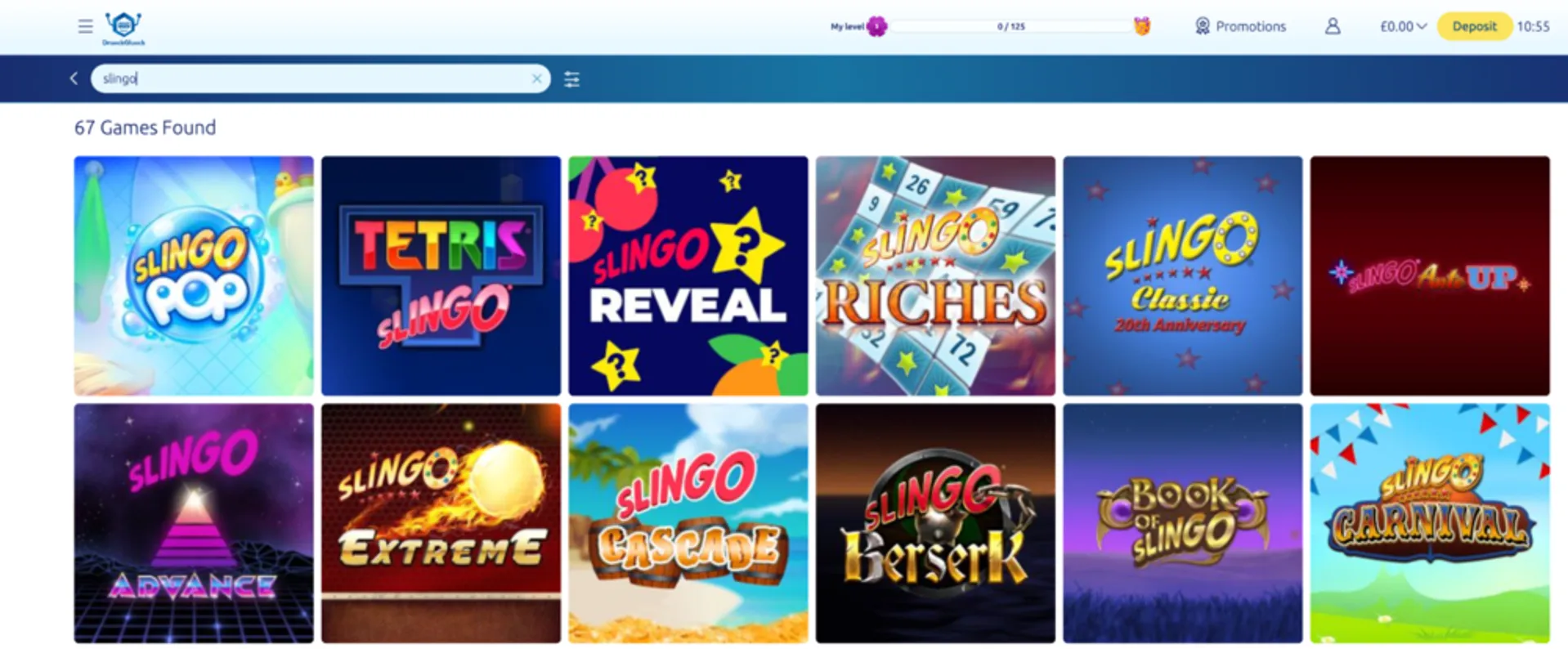 DrueckGlueck Casino Exclusive Games
