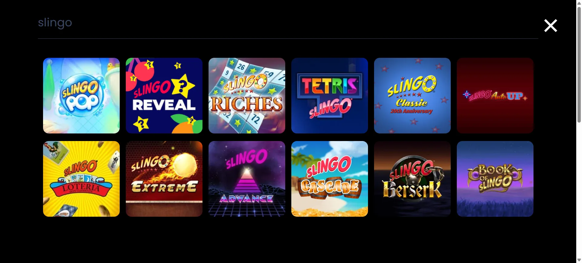 Luna Casino Slingo
