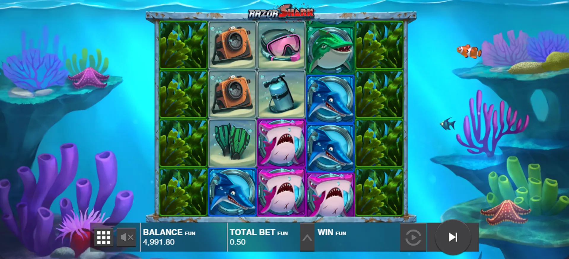 Push Gaming Slots Razor Shark