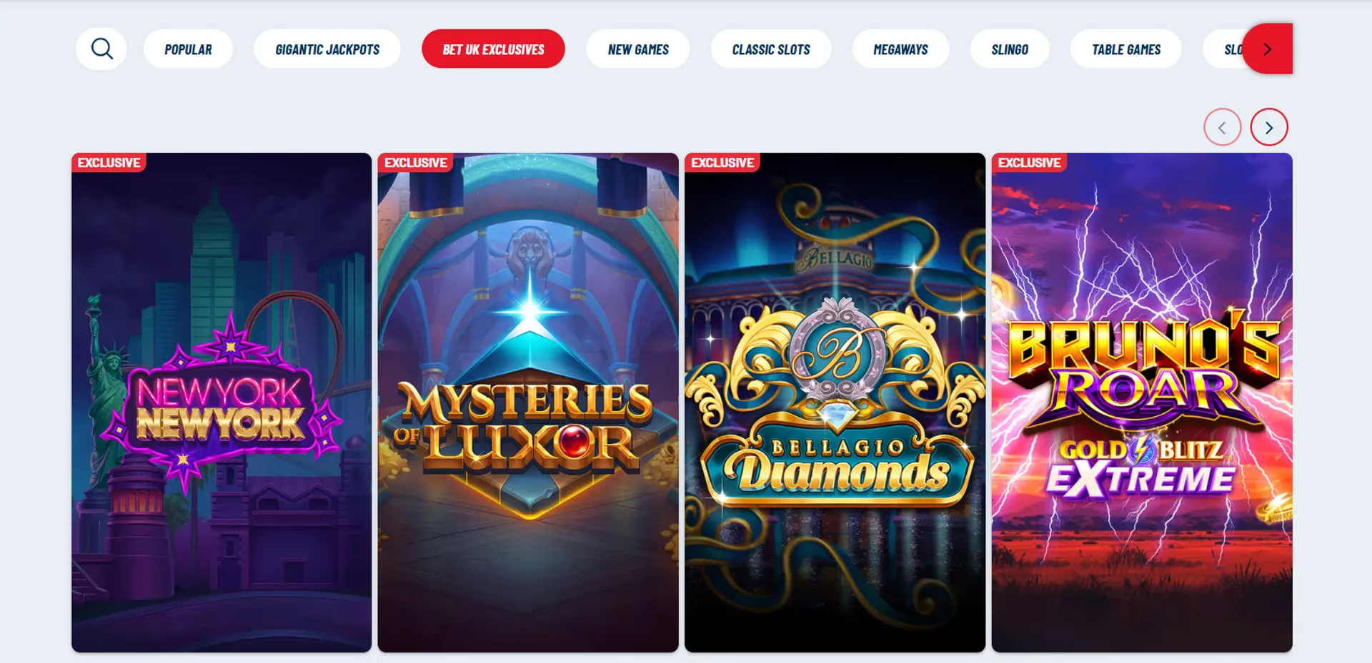 Exclusives at BetUK