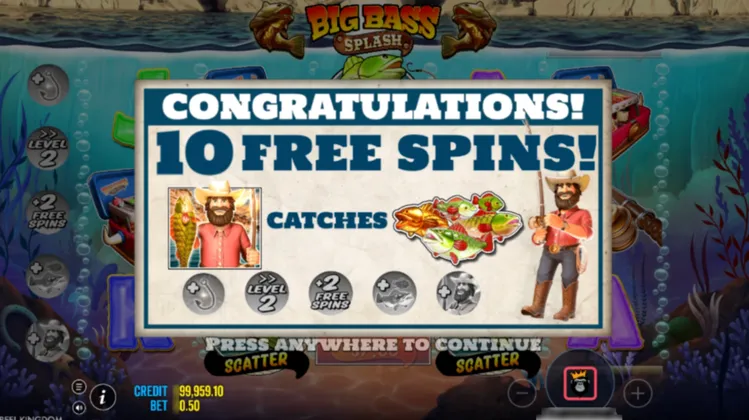 Big Splash Slot Free Spins