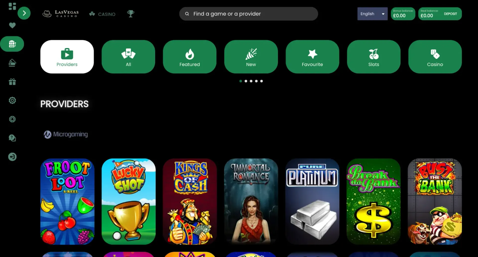 Leo Vegas Casino game providers Las Vegas Casino providers